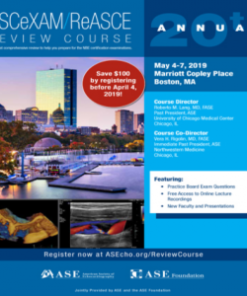 2019 ASCeXAM/ReASCE Review Course (CME Videos)