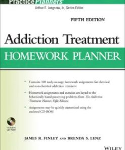 Addiction Treatment Homework Planner, 5th Edition