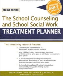 The School Counseling and School Social Work Treatment Planner, with DSM-5 Updates, 2nd Edition