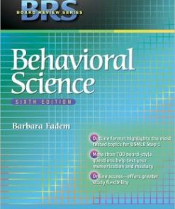 BRS Behavioral Science, 6th Edition