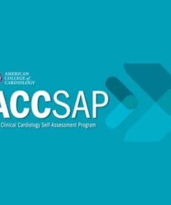 ACCSAP – Adult Clinical Cardiology Self-Assessment Program 2021 (Complete Q&A, Videos, Audios, Books and Slides)