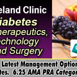 Cleveland Clinic Diabetes Therapeutics, Technology and Surgery 2021 (CME VIDEOS)