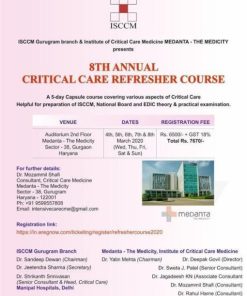 ISCCM 8th Annual Critical Care Refresher Course 2020 (CME VIDEOS)