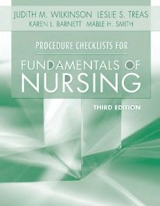 Procedure Checklists for Fundamentals of Nursing, 3rd Edition