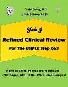 Yale-G Refined Clinical Review for The USMLE Step 2 & 3, 2.5th Edition 2015 (EPUB)