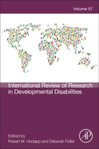 International Review of Research in Developmental Disabilities, Volume 57 1st Edition