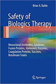 Safety of Biologics Therapy: Monoclonal Antibodies, Cytokines, Fusion Proteins, Hormones, Enzymes, Coagulation Proteins, Vaccines, Botulinum Toxins 1st