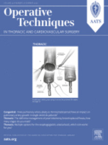 Operative Techniques in Thoracic and Cardiovascular Surgery: A Comparative Atlas: Volume 25 (Issue 1 to Issue 4) 2020 PDF