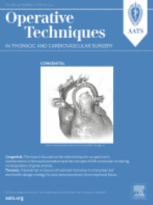 Operative Techniques in Thoracic and Cardiovascular Surgery: A Comparative Atlas: Volume 25 (Issue 1 to Issue 4) 2020 PDF