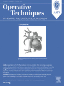 Operative Techniques in Thoracic and Cardiovascular Surgery: A Comparative Atlas: Volume 27 (Issue 1 to Issue 4) 2022 PDF