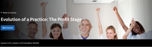 Evolution of a Practice: The Profit Stage