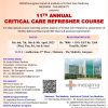 11th Annual Critical Care Refresher Course 2023 (ISCCM) (Course)