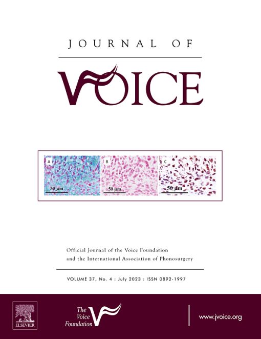 Journal of Voice: Volume 38, Issue 1 2024 PDF