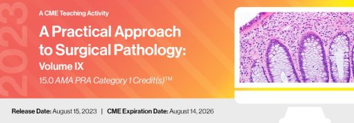 2023 A Practical Approach to Surgical Pathology: Volume IX – A Video CME Teaching Activity