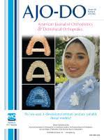 American Journal of Orthodontics and Dentofacial Orthopedics: Volume 161 (Issue 1 to Issue 6) 2022 PDF