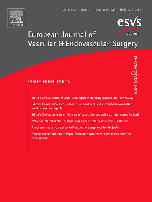 European Journal of Vascular and Endovascular Surgery PDF