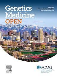 Genetics in Medicine Open: Volume 1, Issue 1 2023 PDF