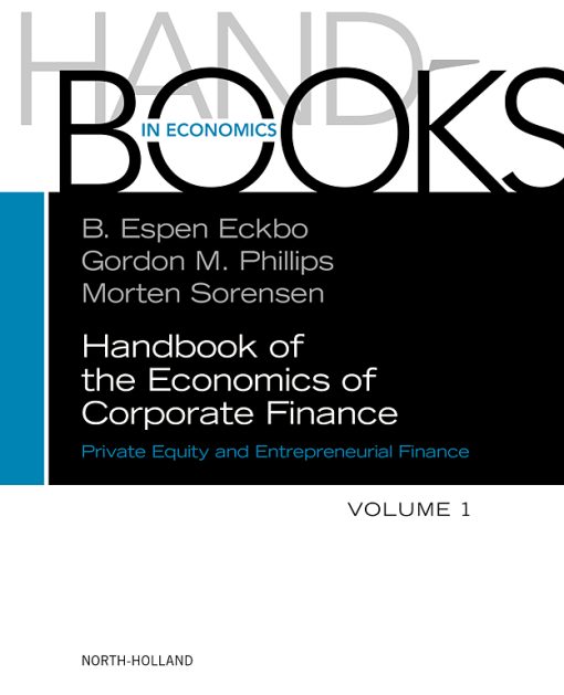 Handbook of the Economics of Corporate Finance: Volume 1, Issue 1 2023 PDF