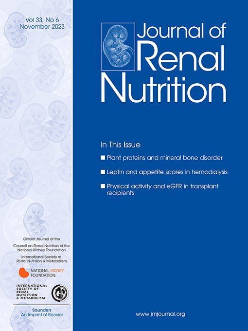 Journal of Renal Nutrition PDF