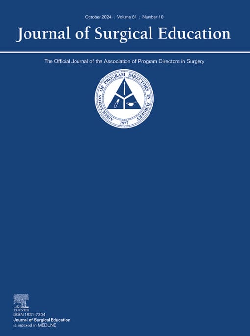 Journal of Surgical Education PDF