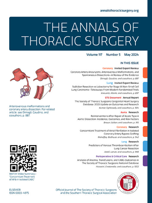 The Annals of Thoracic Surgery PDF