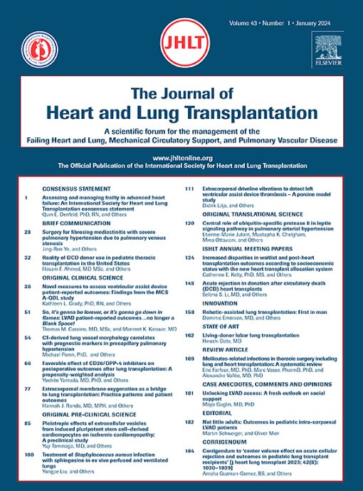 The Journal of Heart and Lung Transplantation PDF