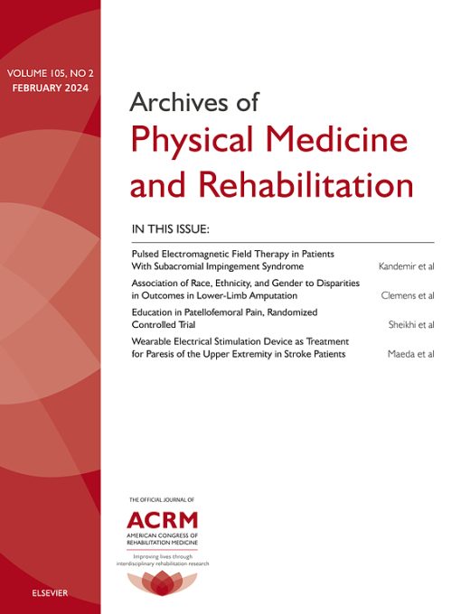 Archives of Physical Medicine and Rehabilitation PDF