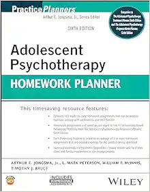 Adolescent Psychotherapy Homework Planner, 6th Edition (PracticePlanners) (EPUB)