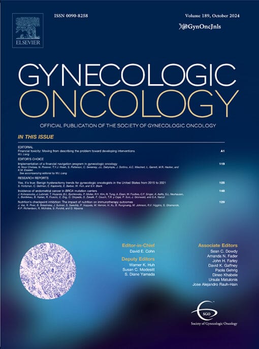 Gynecologic Oncology PDF