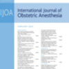 International Journal Of Obstetric Anesthesia V57