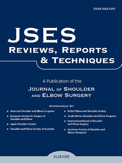 JSES Reviews, Reports, and Techniques PDF