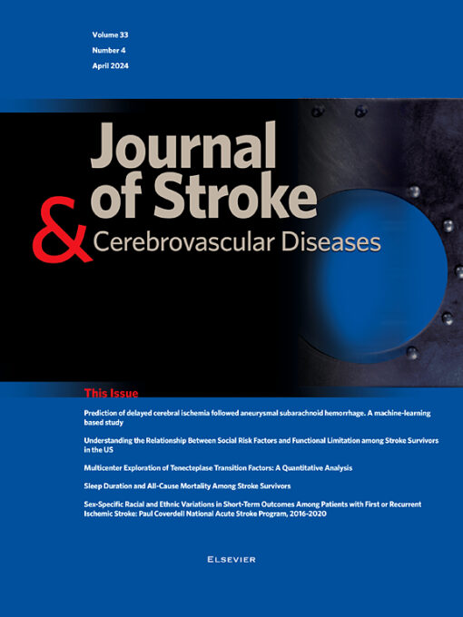 Journal of Stroke and Cerebrovascular Diseases PDF