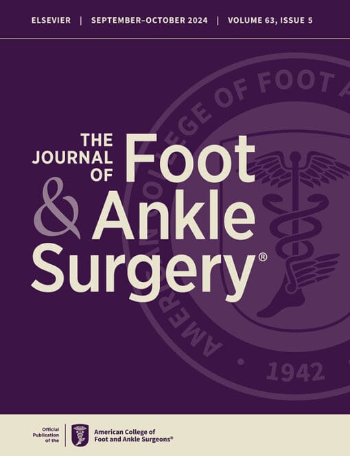 The Journal of Foot and Ankle Surgery PDF