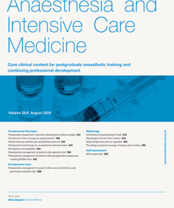 Anaesthesia & Intensive Care Medicine PDF