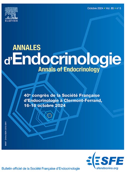 Annales d’Endocrinologie PDF