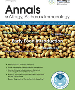 Annals of Allergy, Asthma & Immunology: Volume 128 (Issue 1 to Issue 6) 2022 PDF