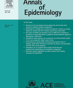 Annals of Epidemiology PDF