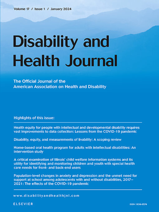 Disability and Health Journal PDF