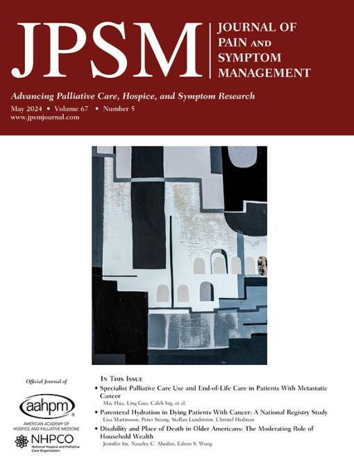 Journal of Pain and Symptom Management PDF