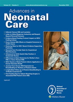 Advances in Neonatal Care: Volume 22 (1 – 6) 2022 PDF