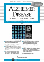 Alzheimer Disease & Associated Disorders: Volume 36 (1 – 4) 2022 PDF