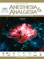 Anesthesia & Analgesia: Volume 134 (1 – 6) 2022 PDF