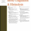 Blood Coagulation & Fibrinolysis: Volume 33 (1 - 8) 2022 PDF