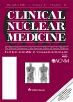 Clinical Nuclear Medicine: Volume 47 (1 – 12) 2022 PDF