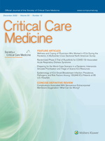 Critical Care Medicine: Volume 50 (1 – 12) 2022 PDF