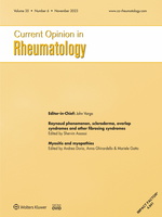 Current Opinion in Rheumatology: Volume 35 (1 – 6) 2023 PDF