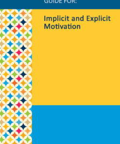 Gale Researcher Guide For: Implicit And Explicit Motivation (EPUB)