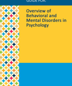 Gale Researcher Guide For: Overview Of Behavioral And Mental Disorders In Psychology (EPUB)