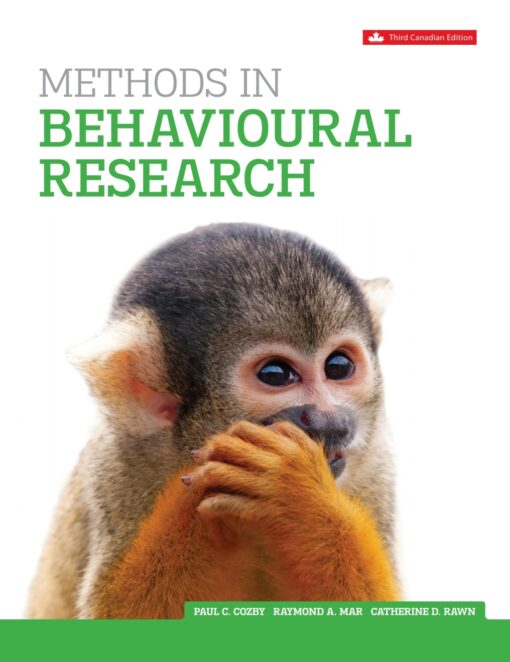 Methods In Behavioural Research, 3rd Edition (Canadian Edition) (PDF)