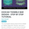 EXOCAD Thimble Bar Design: Step by Step Tutorial